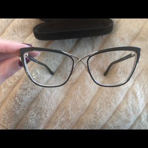 Tom Ford TF5272 Crossover Cat-eye Eyeglasses